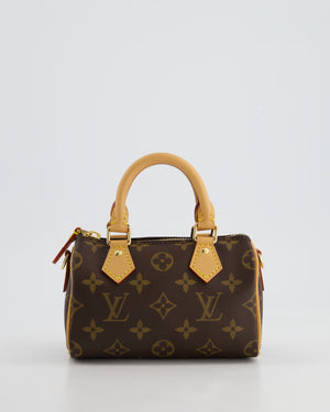 Louis Vuitton Brown Monogram Nano Speedy Bag