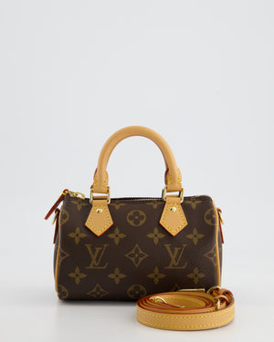 Louis Vuitton Brown Monogram Nano Speedy Bag