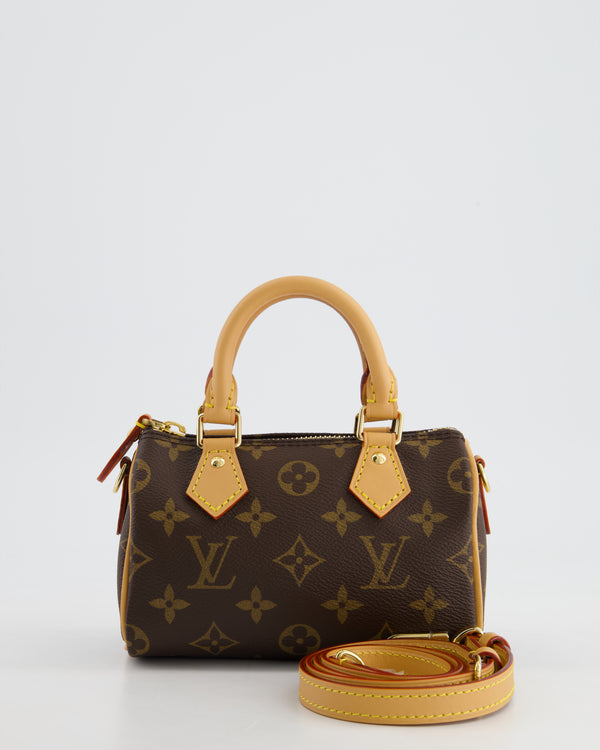 Louis Vuitton Brown Monogram Nano Speedy Bag