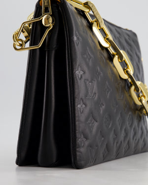 Louis Vuitton Black Coussin PM Bag with Gold Chain RRP £3900