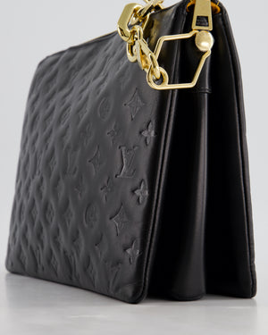 Louis Vuitton Black Coussin PM Bag with Gold Chain RRP £3900