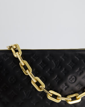 Louis Vuitton Black Coussin PM Bag with Gold Chain RRP £3900