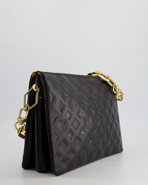 Louis Vuitton Black Coussin PM Bag with Gold Chain RRP £3900