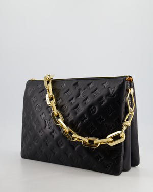 Louis Vuitton Black Coussin PM Bag with Gold Chain RRP £3900