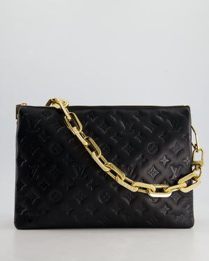 Louis Vuitton Black Coussin PM Bag with Gold Chain RRP £3900