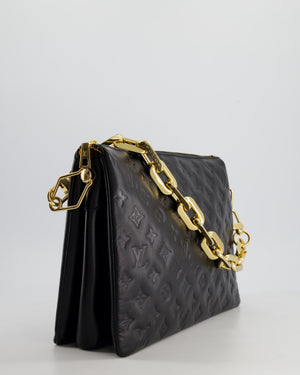 Louis Vuitton Black Coussin PM Bag with Gold Chain RRP £3900