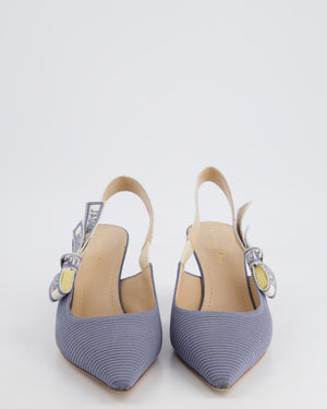 Christian Dior Sky Blue J'Adior Slingback Pumps Size EU 39.5 RRP £880