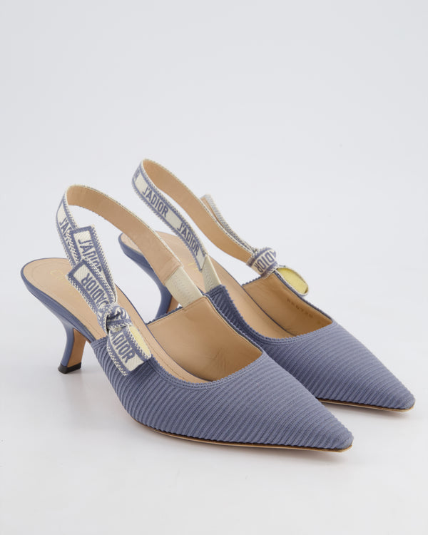 Christian Dior Sky Blue J'Adior Slingback Pumps Size EU 39.5 RRP £880