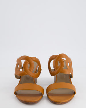 Hermès Gold Bikini Sandals in Calfskin Leather Size EU 40 RRP £530