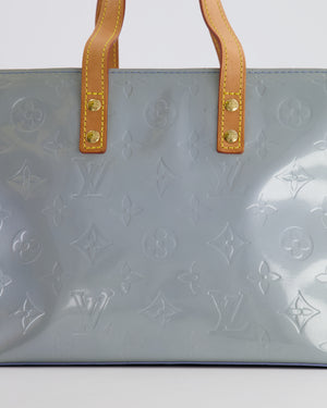 Louis Vuitton Sky Blue Monogram Vernis Reade PM Bag with Gold Hardware RRP £2,200