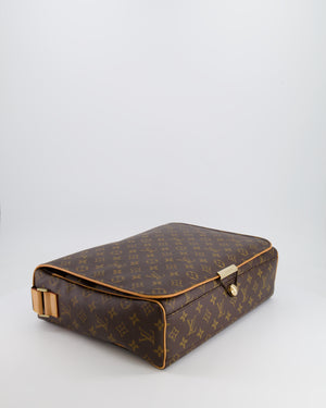 Louis Vuitton Brown Monogram Messenger Bag with Canvas Strap and Gold Hardware RRP £1,720