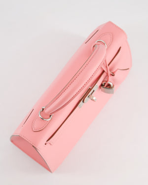 Hermès Kelly Sellier 25cm Bag in Rose Confetti Epsom Leather with Palladium Hardware