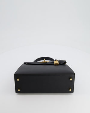 *HOLY GRAIL* Hermès Kelly Sellier Bag 25cm in Black Epsom Leather with Gold Hardware