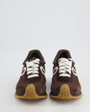 Loewe Chocolate Brown Flow Runner Sneakers Size EU 37 RRP £595