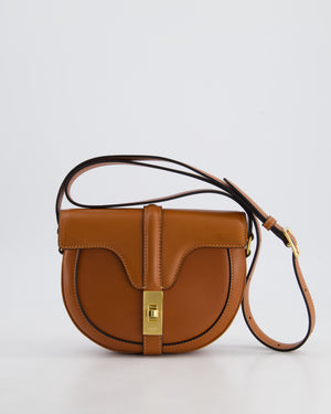 Celine Brown Besace 16 Bag with Gold Hardware