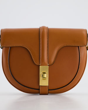 Celine Brown Besace 16 Bag with Gold Hardware