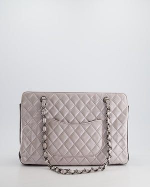 Chanel Silver and Black Reissue GST with Silver Hardware