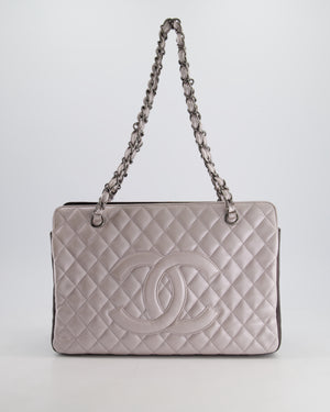 Chanel Silver and Black Reissue GST with Silver Hardware