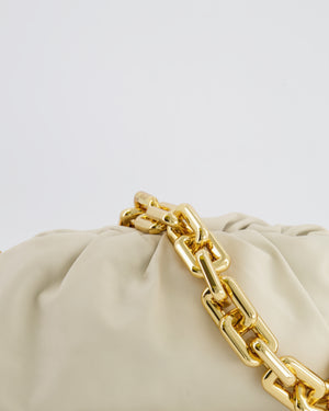 *FIRE PRICE* Bottega Veneta Cream Leather Chain Pouch Bag with Gold Hardware RRP £2,850