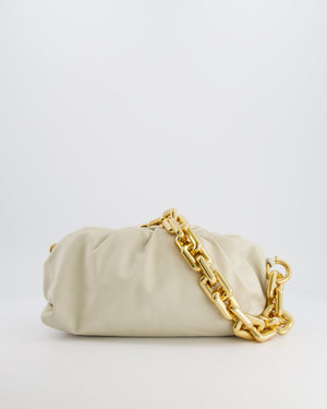 *FIRE PRICE* Bottega Veneta Cream Leather Chain Pouch Bag with Gold Hardware RRP £2,850