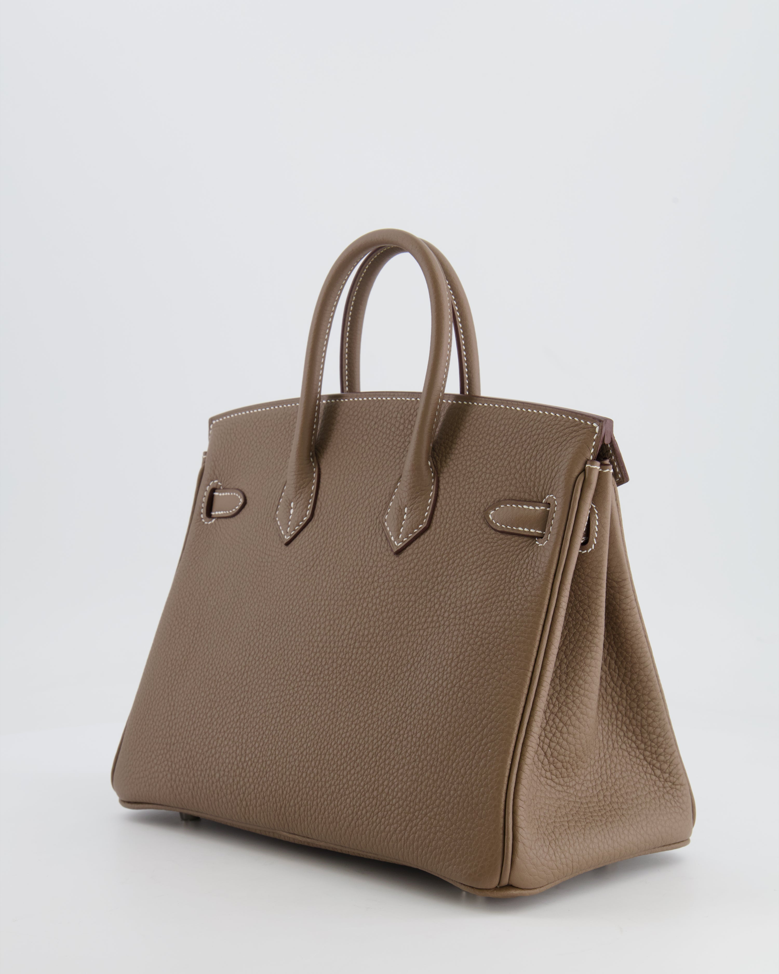 Hermes birkin 35 etoupe togo palladium sale