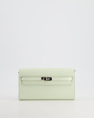 Hermès Kelly To Go Bag in Vert Fizz Epsom Leather with Palladium Hardware