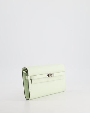 Hermès Kelly To Go Bag in Vert Fizz Epsom Leather with Palladium Hardware