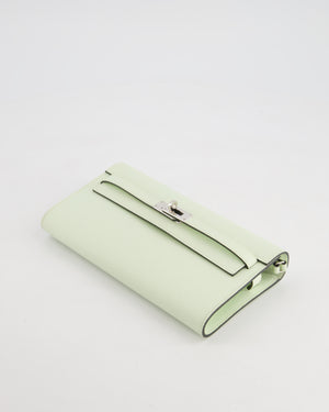 Hermès Kelly To Go Bag in Vert Fizz Epsom Leather with Palladium Hardware