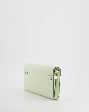 Hermès Kelly To Go Bag in Vert Fizz Epsom Leather with Palladium Hardware