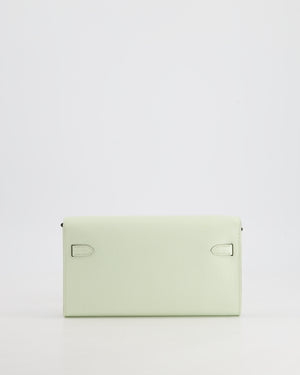 Hermès Kelly To Go Bag in Vert Fizz Epsom Leather with Palladium Hardware