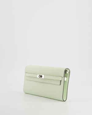 Hermès Kelly To Go Bag in Vert Fizz Epsom Leather with Palladium Hardware