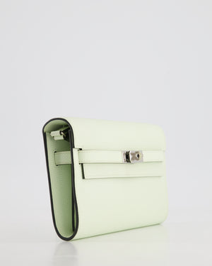 Hermès Kelly To Go Bag in Vert Fizz Epsom Leather with Palladium Hardware