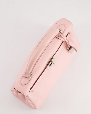 Hermès Kelly Bag 25cm Retourne in Rose Sakura Swift Leather with Palladium Hardware