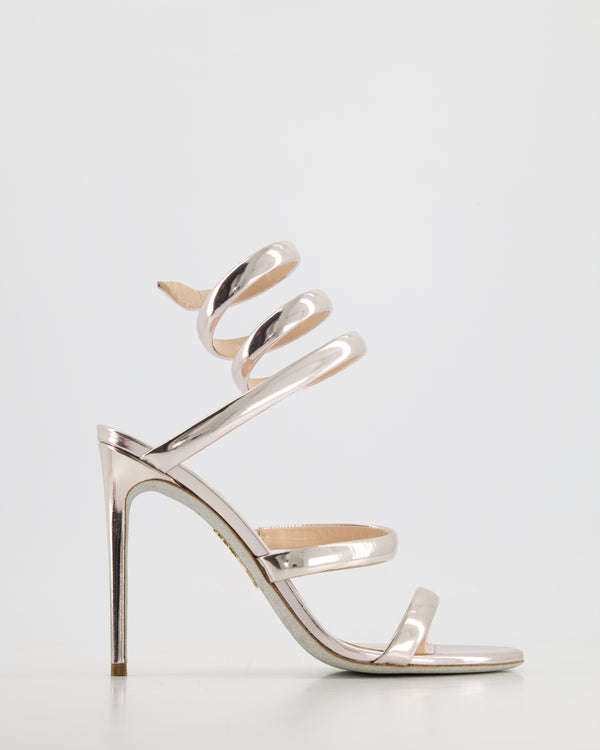 Rene Caovilla Cleo Silver High Sandal Size EU 41 RRP £955