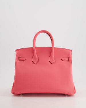 *HOT & FIRE PRICE* Hermès Birkin 25cm Bag in Rose Azalee Swift Leather with Palladium Hardware