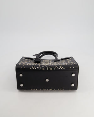 Saint Laurent Black Sac Du Jour Bandana Studded Leather Bag