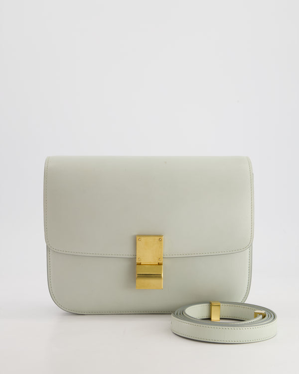 *FIRE PRICE* Céline Sage Green Medium Shoulder Bag in Calfskin Leather with Gold Hardware RRP £3100