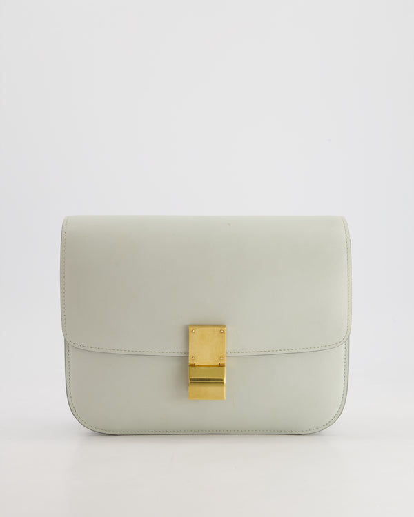 *FIRE PRICE* Céline Sage Green Medium Shoulder Bag in Calfskin Leather with Gold Hardware RRP £3100