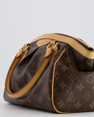 Louis Vuitton Brown Monogram Canvas Tivoli Bag with Gold Hardware