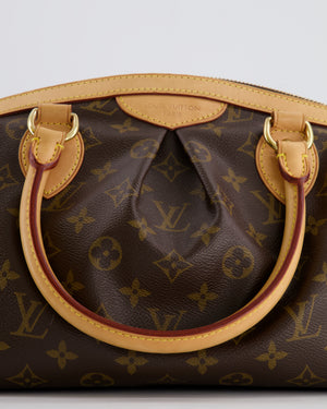 Louis Vuitton Brown Monogram Canvas Tivoli Bag with Gold Hardware