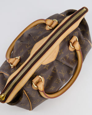 Louis Vuitton Brown Monogram Canvas Tivoli Bag with Gold Hardware