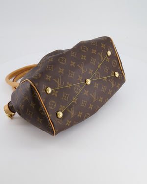 Louis Vuitton Brown Monogram Canvas Tivoli Bag with Gold Hardware