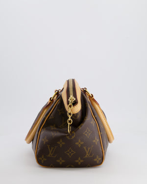 Louis Vuitton Brown Monogram Canvas Tivoli Bag with Gold Hardware