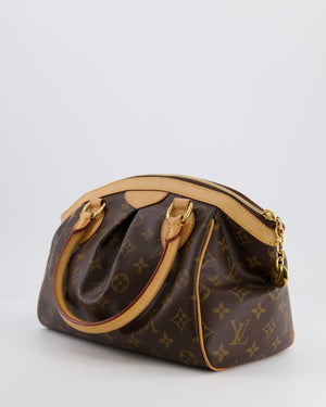 Louis Vuitton Brown Monogram Canvas Tivoli Bag with Gold Hardware