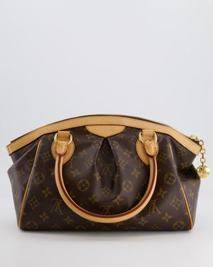 Louis Vuitton Brown Monogram Canvas Tivoli Bag with Gold Hardware