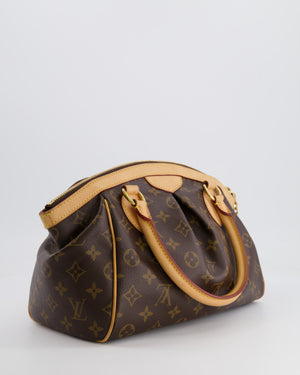 Louis Vuitton Brown Monogram Canvas Tivoli Bag with Gold Hardware