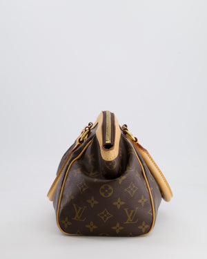 Louis Vuitton Brown Monogram Canvas Tivoli Bag with Gold Hardware