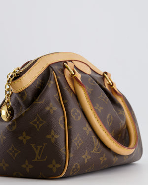 Louis Vuitton Brown Monogram Canvas Tivoli Bag with Gold Hardware