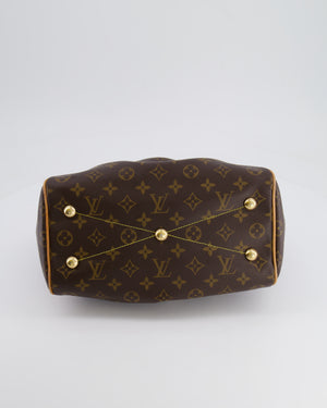 Louis Vuitton Brown Monogram Canvas Tivoli Bag with Gold Hardware