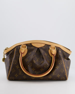 Louis Vuitton Brown Monogram Canvas Tivoli Bag with Gold Hardware